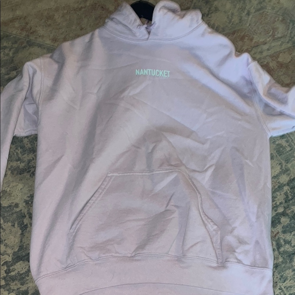 Nantucket airplane ticket lavender hoodie Made By Ashley